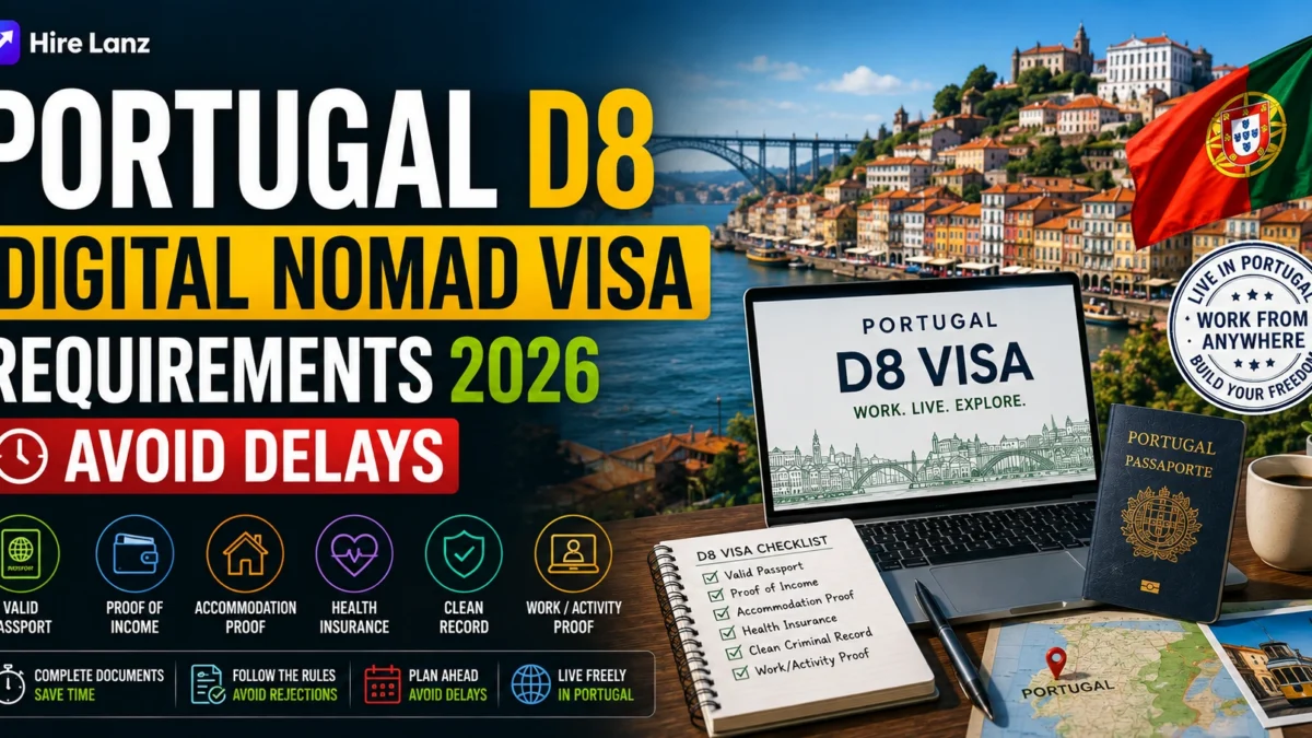 Portugal D8 Digital Nomad Visa Requirements 2026: Avoid Delays