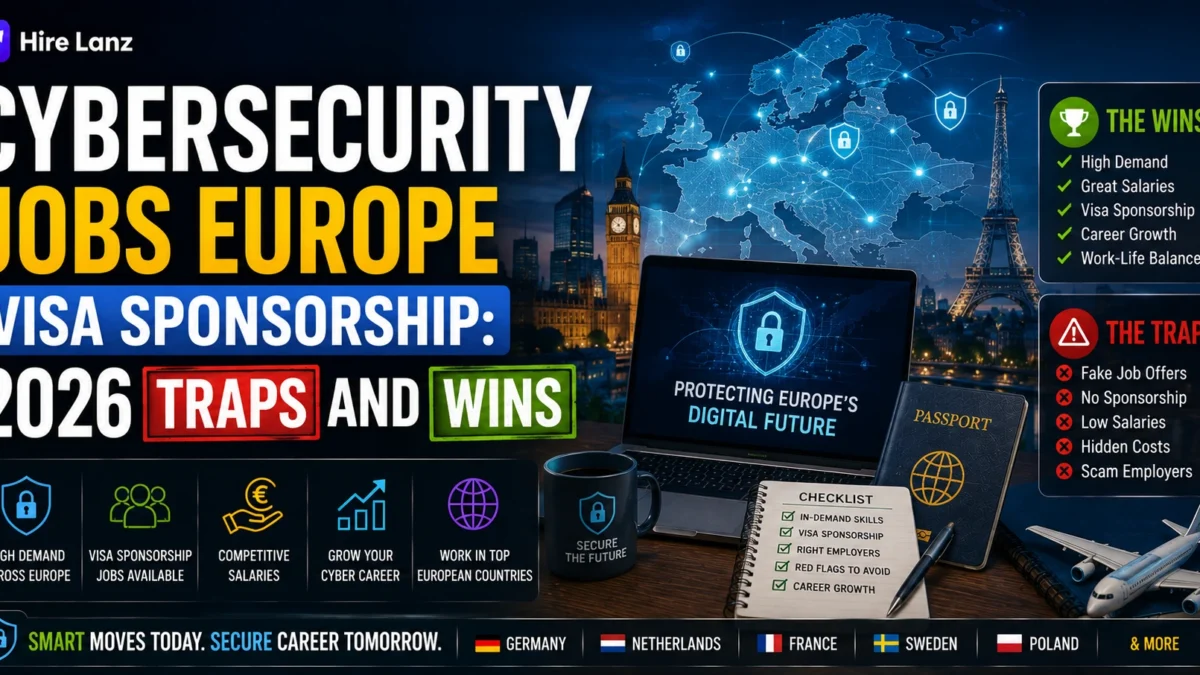 Cybersecurity Jobs Europe Visa Sponsorship: 2026 Traps and Wins