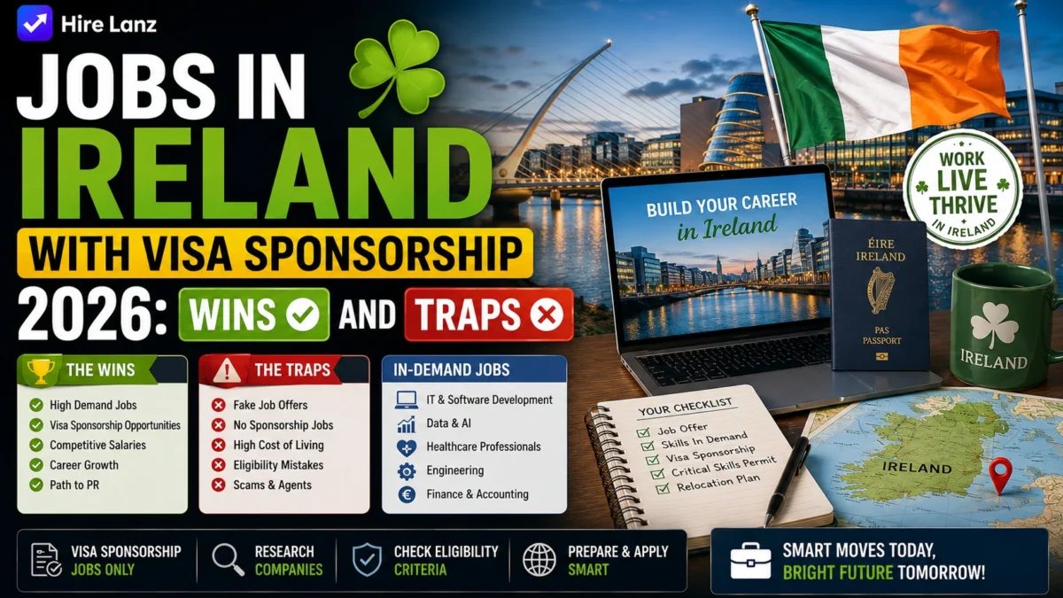Jobs in Ireland With Visa Sponsorship 2026: Wins and Traps