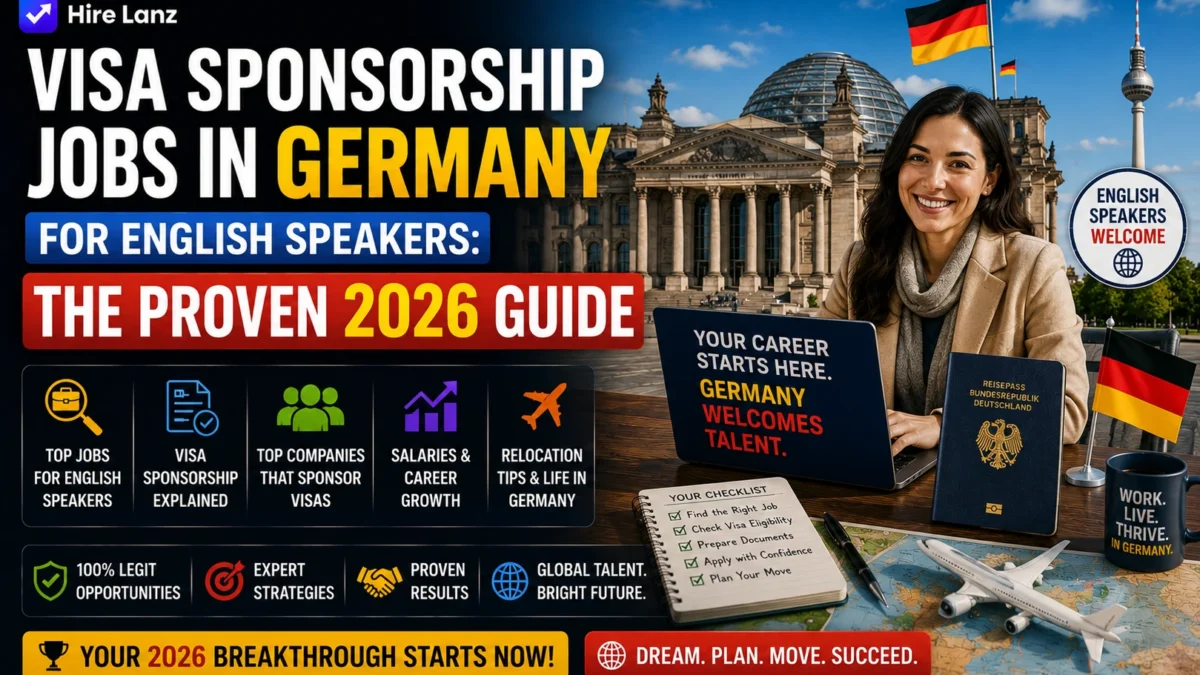 Visa Sponsorship Jobs in Germany for English Speakers: The Proven 2026 Guide