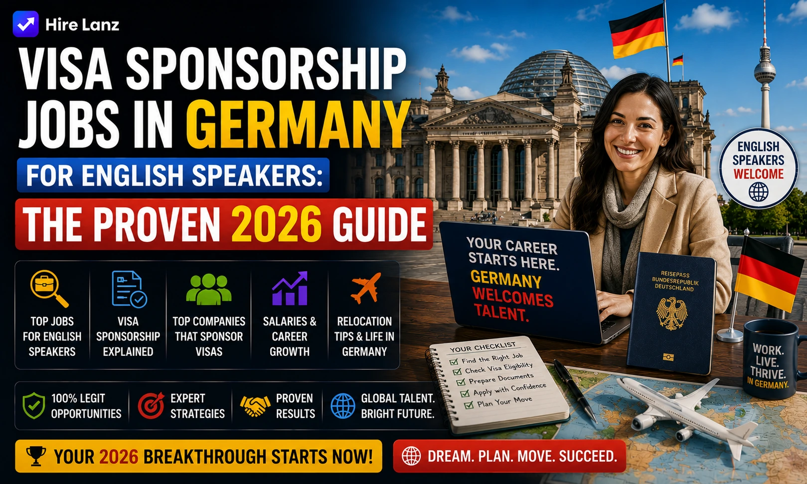Visa Sponsorship Jobs in Germany for English Speakers: The Proven 2026 Guide