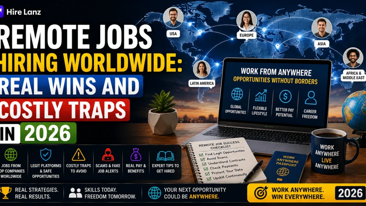 Remote Jobs Hiring Worldwide: Real Wins and Costly Traps in 2026