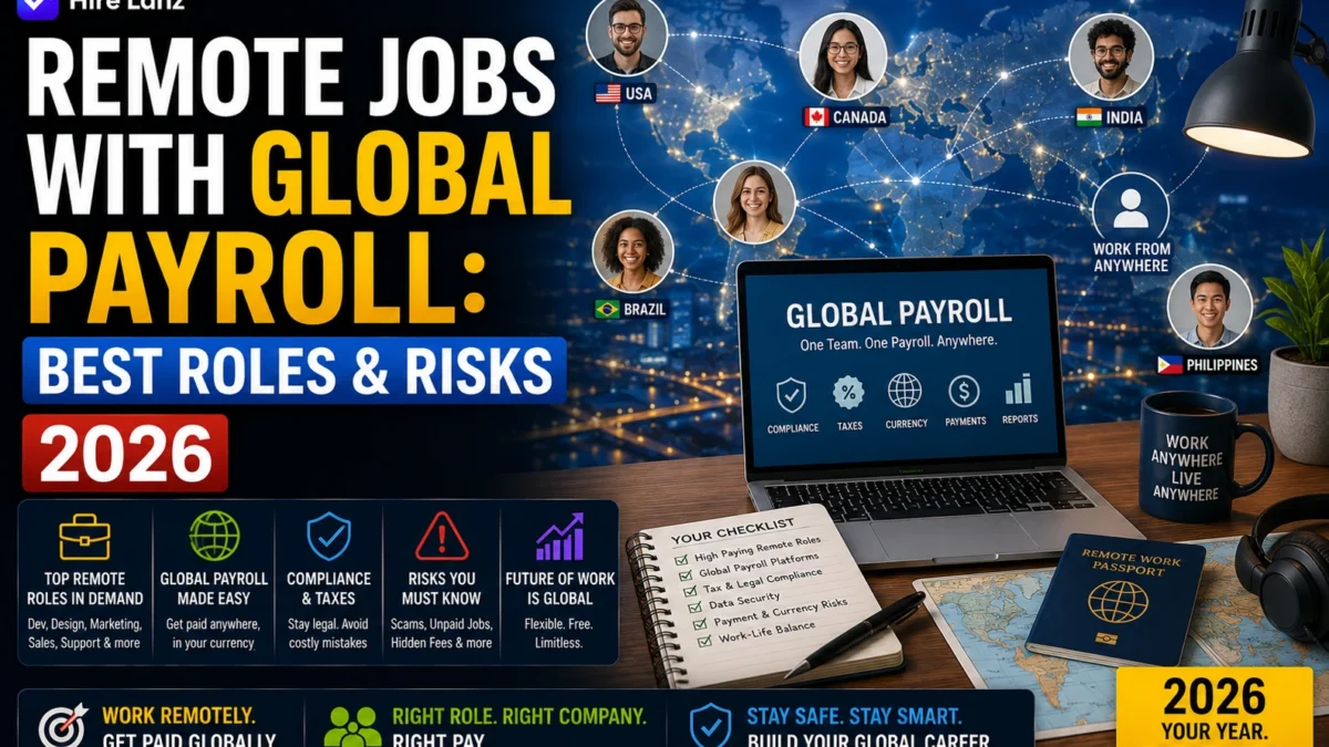 Remote Jobs With Global Payroll: Best Roles & Risks 2026